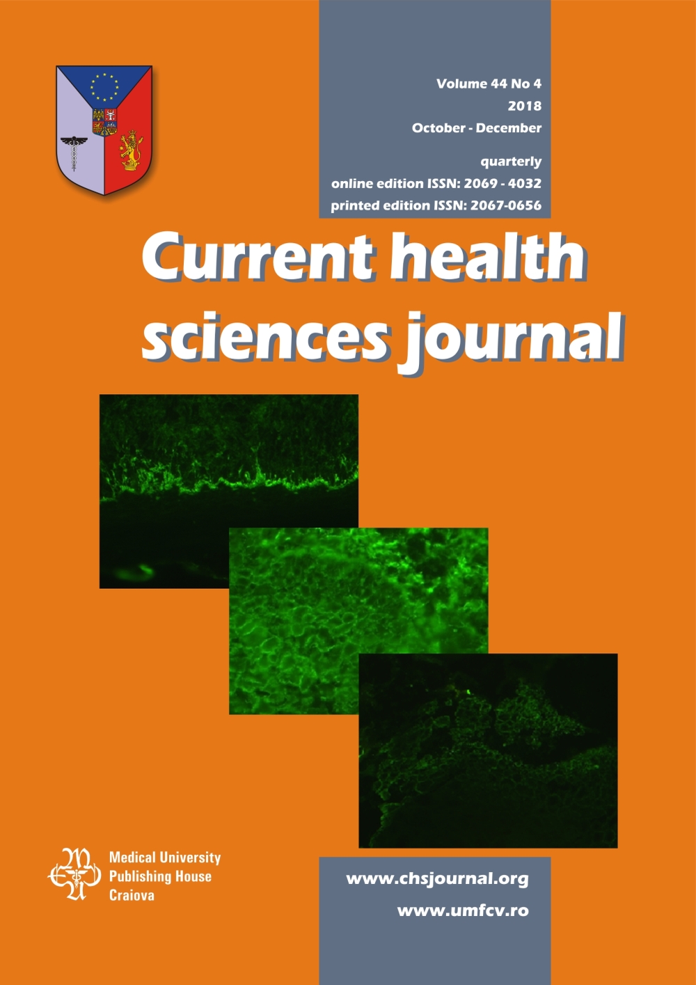 Romanian Journal of Preventive Medicine, vol. 44 no. 4, 2018