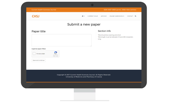 CHSJ online paper submission